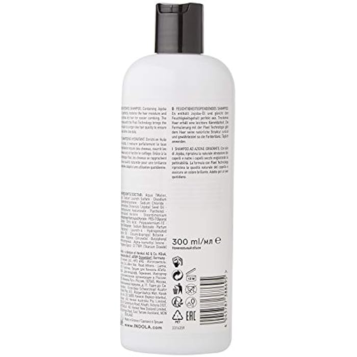 Indola Innova Number 1 Wash Hydrate Shampoo for Dry Hair, 300 ml - Image 2
